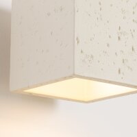 Wandlampe Beton Beige G9 L:10 cm Up Down Indirekt