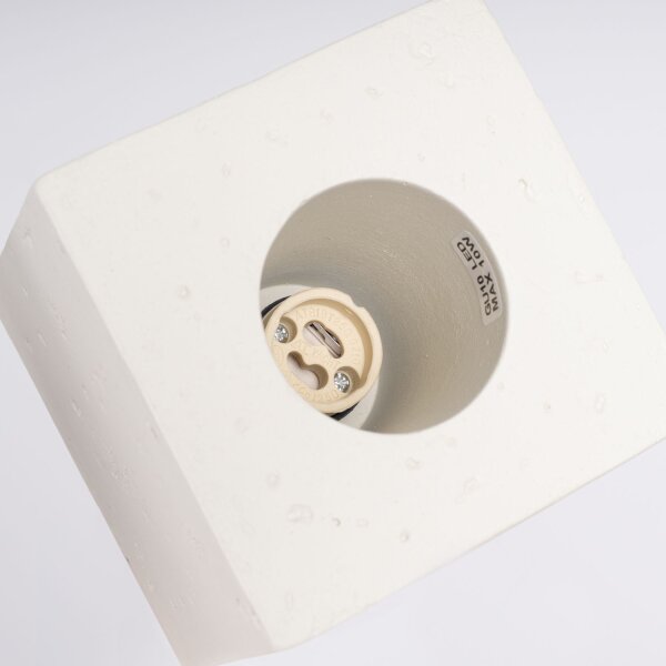 Deckenstrahler Beton Beige GU10 B:10 cm Aufbau Spot