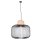 Pendelleuchte Metall Holz E27 L:55 cm Modern Design