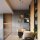 Pendelleuchte Metall Holz E27 L:55 cm Modern Design