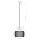 Pendelleuchte Metall Holz E27 L:55 cm Modern Design