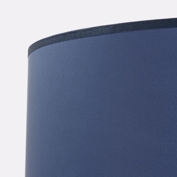 Hängelampe Stoff Marine Blau E27 L:40 cm blendarm