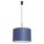 Hängelampe Stoff Marine Blau E27 L:40 cm blendarm