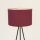 Stehlampe Stoff Bordeaux Rot E27 H:135 cm blendarm