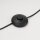 Stehlampe Stoff Bordeaux Rot E27 H:135 cm blendarm