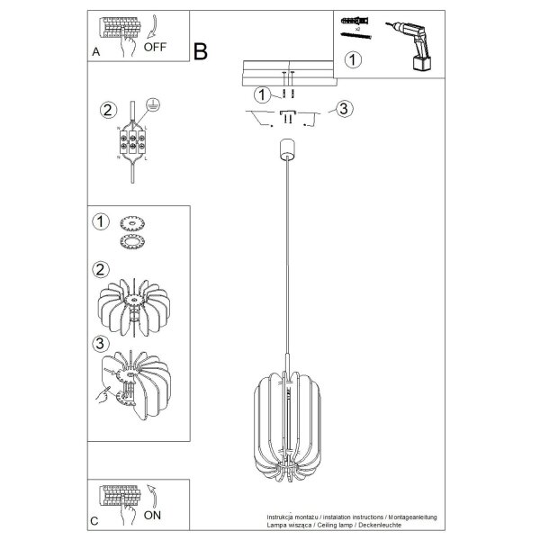 Hängelampe Stahl Filz Grau E27 L:27 cm Schirm Modern