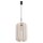 Hängelampe Stahl Filz Grau E27 L:27 cm Schirm Modern