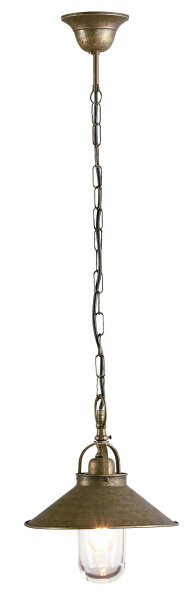Lampe à suspendre en laiton pour lextérieur en bronze antique