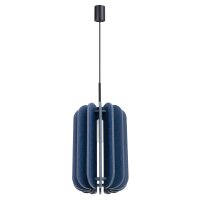 Hängelampe Filz Marine Blau E27 L:27 cm blendarm Modern