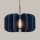 Pendelleuchte Filz Marine Blau E27 L:45 cm Rund