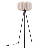 Stehleuchte Dreibein Filz Beige E27 H:134 cm Modern