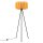 Stehlampe Metall Gelb E27 H:134 cm Tripod Schalter