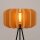 Stehlampe Metall Gelb E27 H:134 cm Tripod Schalter