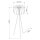 Stehlampe Metall Gelb E27 H:134 cm Tripod Schalter