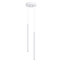 Hängelampe Metall Weiß G9 L:15 cm 2-flammig...