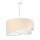 Suspension MADAN crème blanc rond Ø50cm
