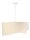 Suspension MADAN crème blanc rond Ø50cm