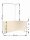 Suspension MADAN crème blanc rond Ø50cm