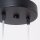 Pendelleuchte Stahl Schwarz akzentuiert GU10 L:15 cm