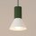 Hängelampe Stahl Aluminium Grün E14 L:14 cm Modern