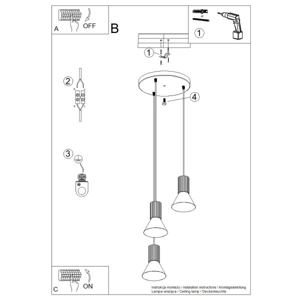 Pendelleuchte Metall Ultramarin E14 L:30 cm Modern