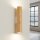 Wandleuchte Up Down Holz Natur GU10 H:30 cm Modern