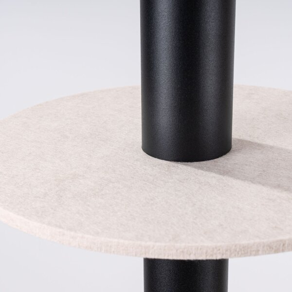 Pendelleuchte Stahl Filz Beige GU10 L:30 cm blendarm
