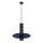 Pendelleuchte Stahl Filz Marineblau GU10 Ø30 cm Modern