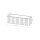 Up Down Wandlampe Keramik Taupe E27 B:34 cm indirekt