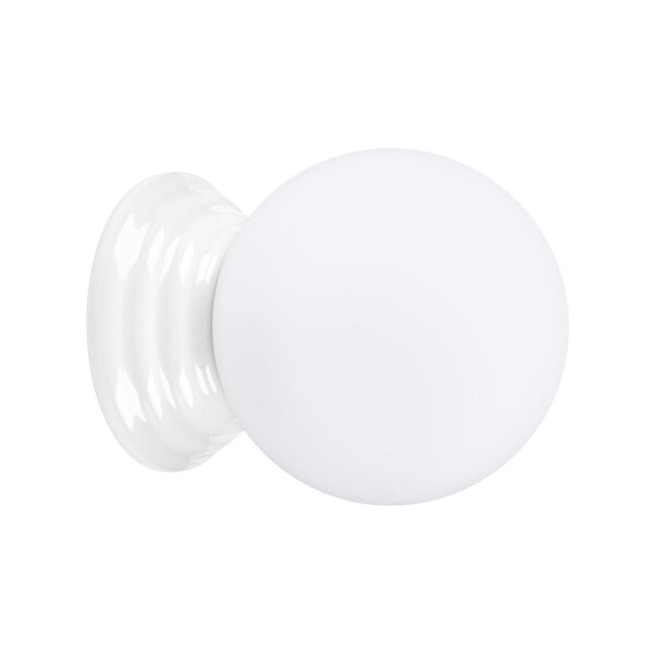 Wandleuchte Keramik Glas G9 IP44 T:16 cm blendarm