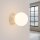 Wandlampe Keramik Glas Beige G9 IP44 B:12 cm blendarm