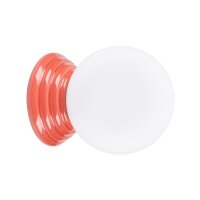 Wandlampe Keramik Glas Pfirsich G9 IP44 T:16 cm Modern