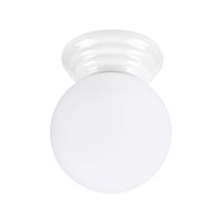 Deckenleuchte Keramik Glas G9 IP44 B:12 cm blendarm