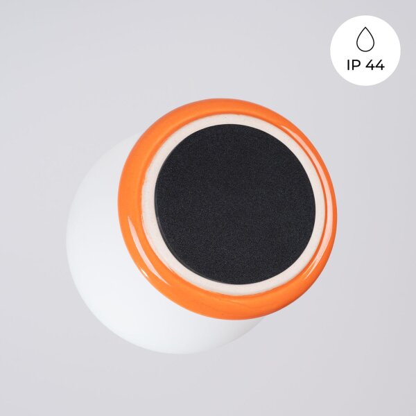 Deckenlampe Modern Keramik Glas Orange G9 IP44 B:12 cm
