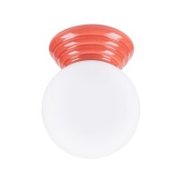 Deckenlampe Keramik Glas Pfirsich G9 IP44 B:12 cm