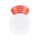 Deckenlampe Keramik Glas Pfirsich G9 IP44 B:12 cm