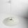 Plafonnier blanc or Shabby Chic en laiton véritable