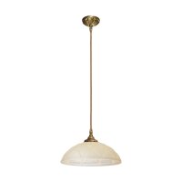 Lampe à suspendre en laiton véritable avec...