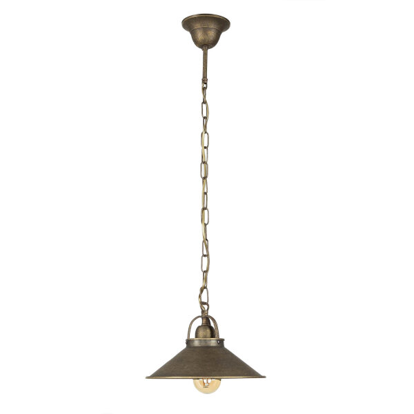 Lampe à suspendre bronze antique artisanale