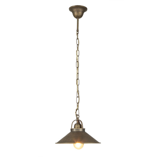 Lampe à suspendre bronze antique artisanale