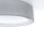 Runde Deckenlampe Stoff Grau E27 Ø60 cm gemütlich