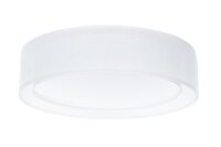 Runde Deckenlampe Stoff Weiß E27 Ø60 cm...