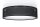 Runde Deckenlampe Stoff Schwarz E27 Ø60 cm blendarm