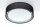 Runde Deckenlampe Stoff Schwarz E27 Ø60 cm blendarm