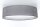 Runde Deckenlampe Stoff Anthrazit E27 Ø60 cm blendarm