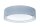 Runde Deckenlampe Stoffschirm Blau E27 Ø60 cm blendarm