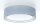 Runde Deckenlampe Stoffschirm Blau E27 Ø60 cm blendarm