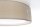 Runde Deckenlampe Stoff Braun E27 Ø60 cm blendarm