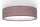 Runde Deckenlampe Stoffschirm Rot E27 Ø60 cm blendarm