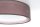 Runde Deckenlampe Stoffschirm Rot E27 Ø60 cm blendarm